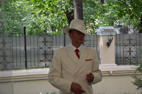 свадебная мужская шляпа